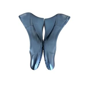 SafeTStep Comfort Womens Black Wedge Pumps Slip Resistant Work Shoes Size 6.5